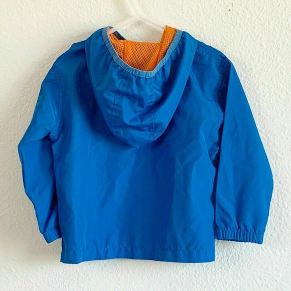 Osh Kosh Boys Sz 2T Toddler Blue Jacket Hood - Picture 8 of 9
